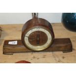 A MID CENTURY URGOS MANTLE CLOCK