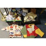 TWO TRAYS OF ASSORTED TOYS AND GIFTWARE