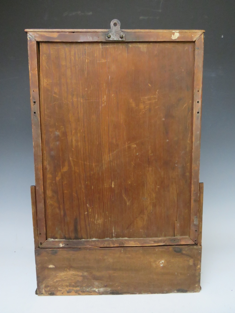 A LATE 19TH / EARLY 20TH CENTURY TABLE TOP ADVERTISING MIRROR, with drawer at base, 'W. Johnson & - Image 6 of 7