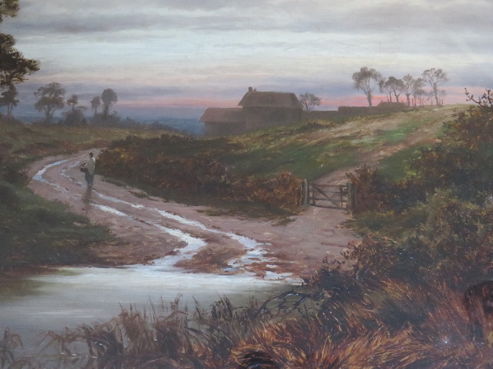 WILLIAM HENRY MANDER (1850-1922). Evening After Rain', oil on canvas, signed lower left, framed - Image 3 of 5