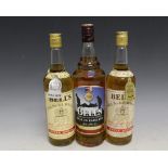 3 BOTTLES OF BELL'S SCOTCH WHISKY, to include a 1 litre 'Help For Heros' example and another