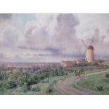 ISAAC COOKE (1846-1922). 'The Old Wallasey Windmill, Cheshire', see verso, signed lower left,