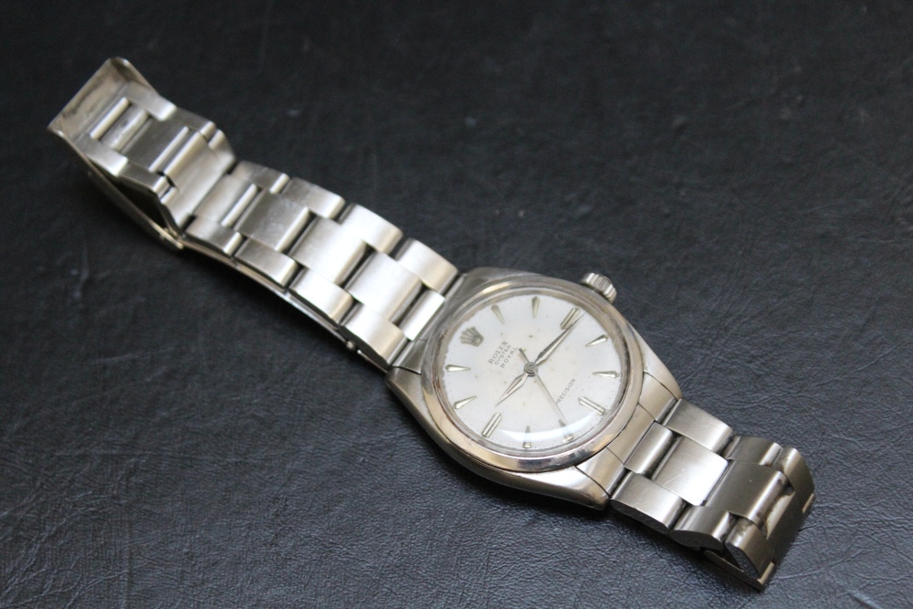 ROLEX - AN OYSTER ROYAL PRECISION WRIST WATCH, together with certificate, name engraved on back - Image 2 of 4