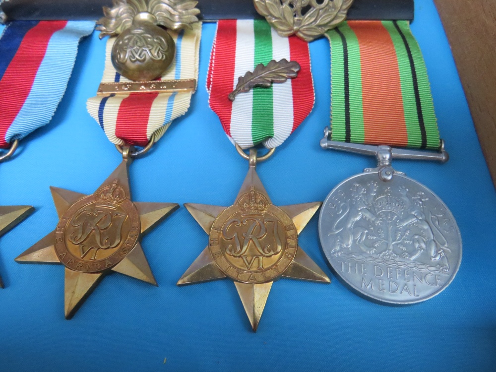 FIVE WORLD WAR II MEDALS TO INCLUDE THE 39-45 STAR, Africa Star, Italy Star, 39-45 medal and Defence - Image 4 of 5