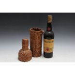 1 BOTTLE OF MALMSEY SOLERA 1920 OLD MADEIRA WINE BY H M BORGES IN NOVELTY WICKER HOLDER