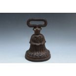 A CAST METAL DOOR STOP BY ARCHIBALD KENRICK & SONS, H 18 cm