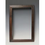 A LATE 19TH / EARLY 19TH CENTURY SMALL EBONISED DUTCH FRAME, frame W 3.5 cm, rebate 37 x 23.5 cm