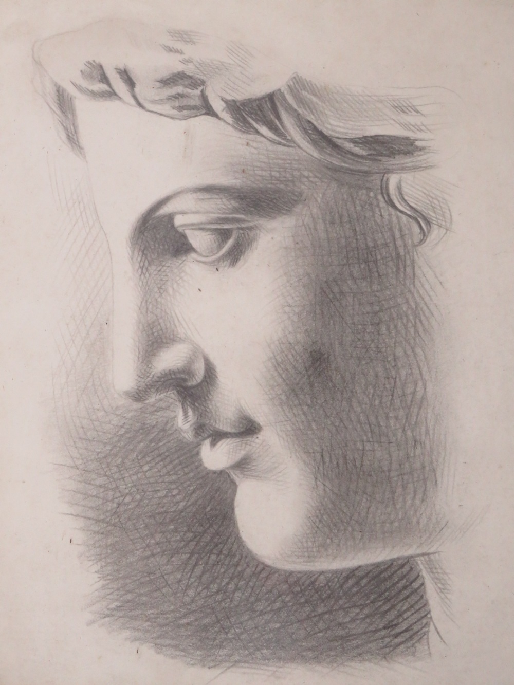 EIGHT VARIOUS 19TH CENTURY PORTRAIT STUDIES OF MEN & WOMEN, some in the Old Master style and one - Image 6 of 10