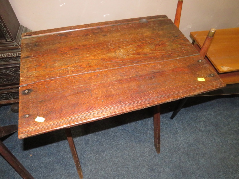 A PAIR OF VINTAGE FOLDING DESKS - Image 3 of 5