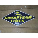 ***A DIAMOND SHAPED GOODYEAR TYRES PLAQUE**