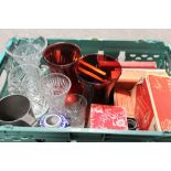 A TRAY OF SUNDRIES TO INCLUDE A PATERSON MAJORVIEW 6X6 VIEWER