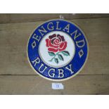 ***AN ENGLAND RUGBY PLAQUE**