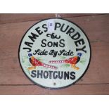 ***A JAMES PURDEY PLAQUE**