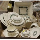 A TRAY OF WEDGWOOD STRATFORD TEAWARE