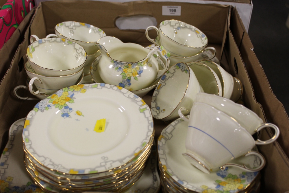 A TRAY OF PARAGON TEAWARE