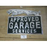 ***A JAGUAR APPROVED GARAGE PLAQUE**