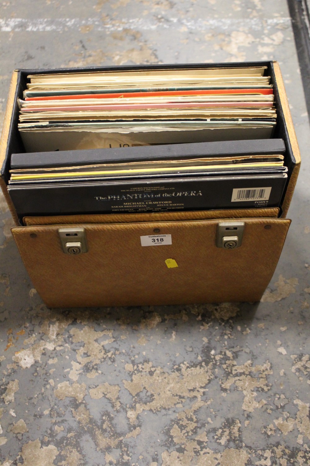 A CASE OF LP & SINGLE RECORDS TO INC FRANK SINATRA AND RAY CONIFF