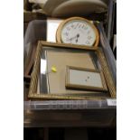 A TRAY OF ASSORTED PICTURE FRAMES ETC