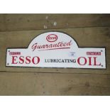 ***A DOMED ESSO PLAQUE**