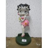 ***A CAST METAL PINK BETTY BOOP DOOR STOP**