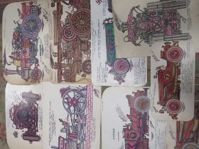 A QUANTITY OF DETAILED DRAWINGS OF TRACTION ENGINES