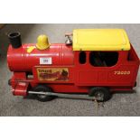 A VINTAGE TRIANG 'PUFF PUFF' TIN PLATE TOY TRAIN