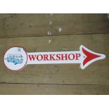 ***A VW WORKSHOP ARROW SIGN**