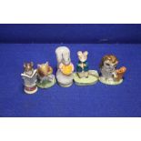 A COLLECTION OF BESWICK AND ROYAL ALBERT BEATRIX POTTER FIGURES