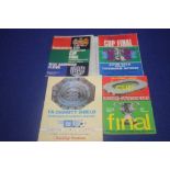 A COLLECTION OF CUP FINAL PROGRAMMES TO INCLUDE 1984 EVERTON V LIVERPOOL CUP FINAL PROGRAMME,