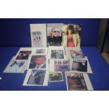 A COLLECTION OF FILM AND MUSIC RELATED AUTOGRAPHS TO INCLUDE BON JOVI, ROBERT PLANT, BEADY EYE,