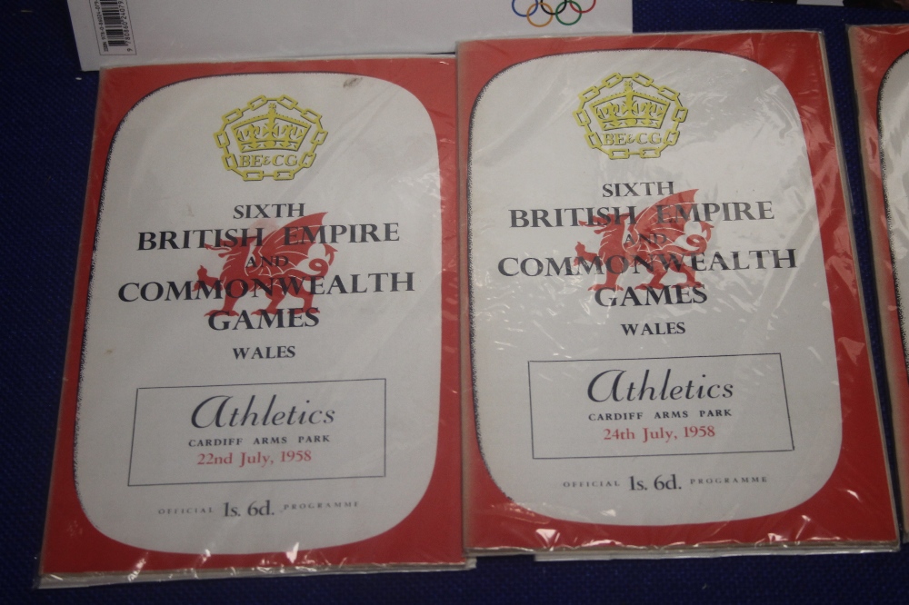 A COLLECTION OF COMMONWEALTH GAMES PROGRAMMES TO INCLUDE 1958 ATHLETICS X3, 2012 COMMONWEALTH - Image 2 of 4