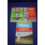 A CHELSEA V TOTTENHAM CUP FINAL PROGRAMME 1967 TOGETHER WITH A EVERTON V WEST BROMWICH ALBION CUP