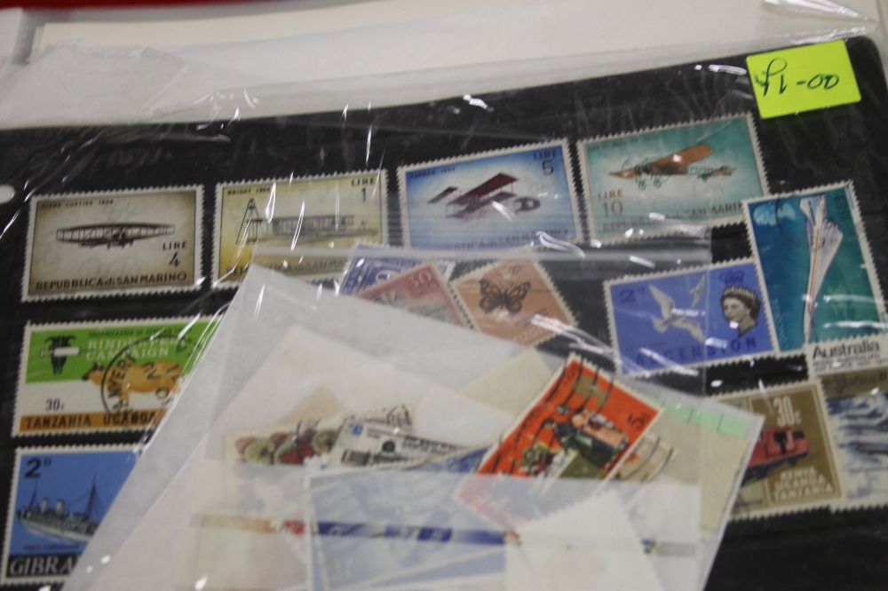 TWO TRAYS INCLUDING STAMP ALBUMS, FIRST DAY COVERS AND LOOSE STAMPS - Image 4 of 4