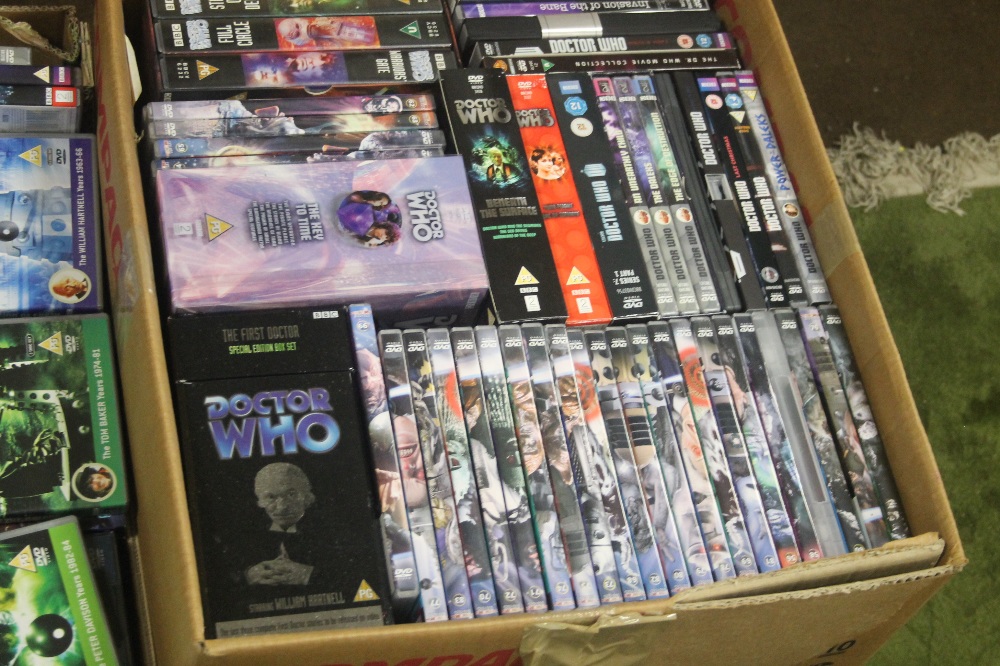 TWO BOXES OF DR WHO DVDS AND BOX SETS - Image 2 of 3