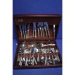 A CASED VINERS CANTEEN OF CUTLERY