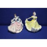 TWO ROYAL DOULTON FIGURINES ""NINETTE"" AND ""REBECCA""