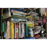 THREE TRAYS OF RAILWAY BOOKS MAINLY HARDBACK (TRAYS NOT INCLUDED)