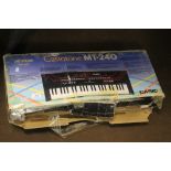 A CASIO TONE MT240 KEYBOARD WITH POWER PACK