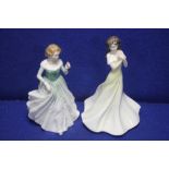 TWO ROYAL DOULTON FIGURINES KATHRYN AND GRACE