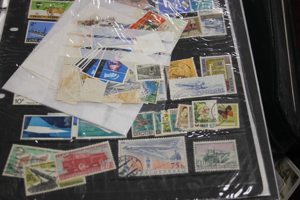 TWO TRAYS INCLUDING STAMP ALBUMS, FIRST DAY COVERS AND LOOSE STAMPS - Image 3 of 4