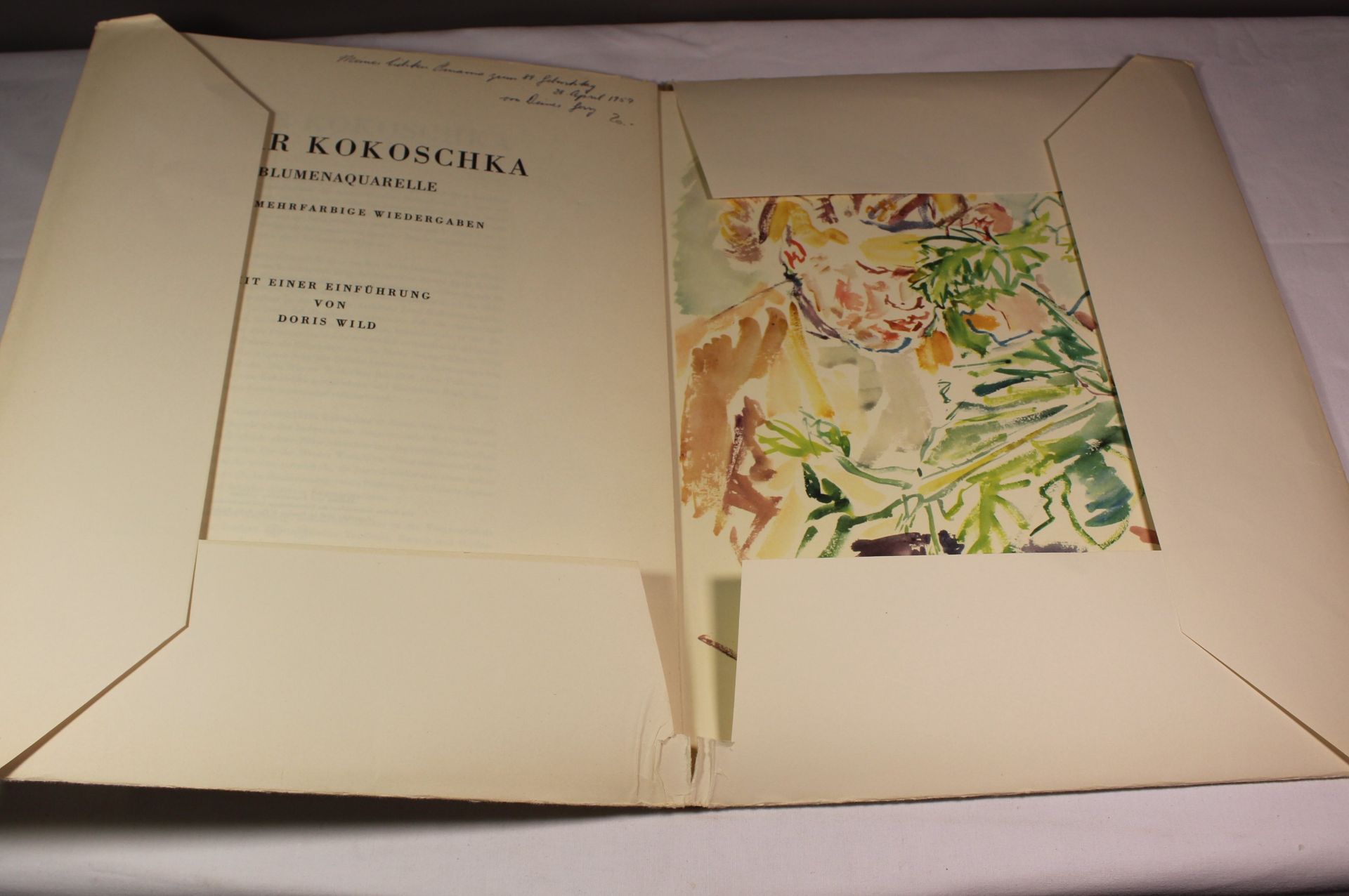 Mappenwerk, Oskar Kokoschka, kompl., Zürich 1948. - Bild 10 aus 10
