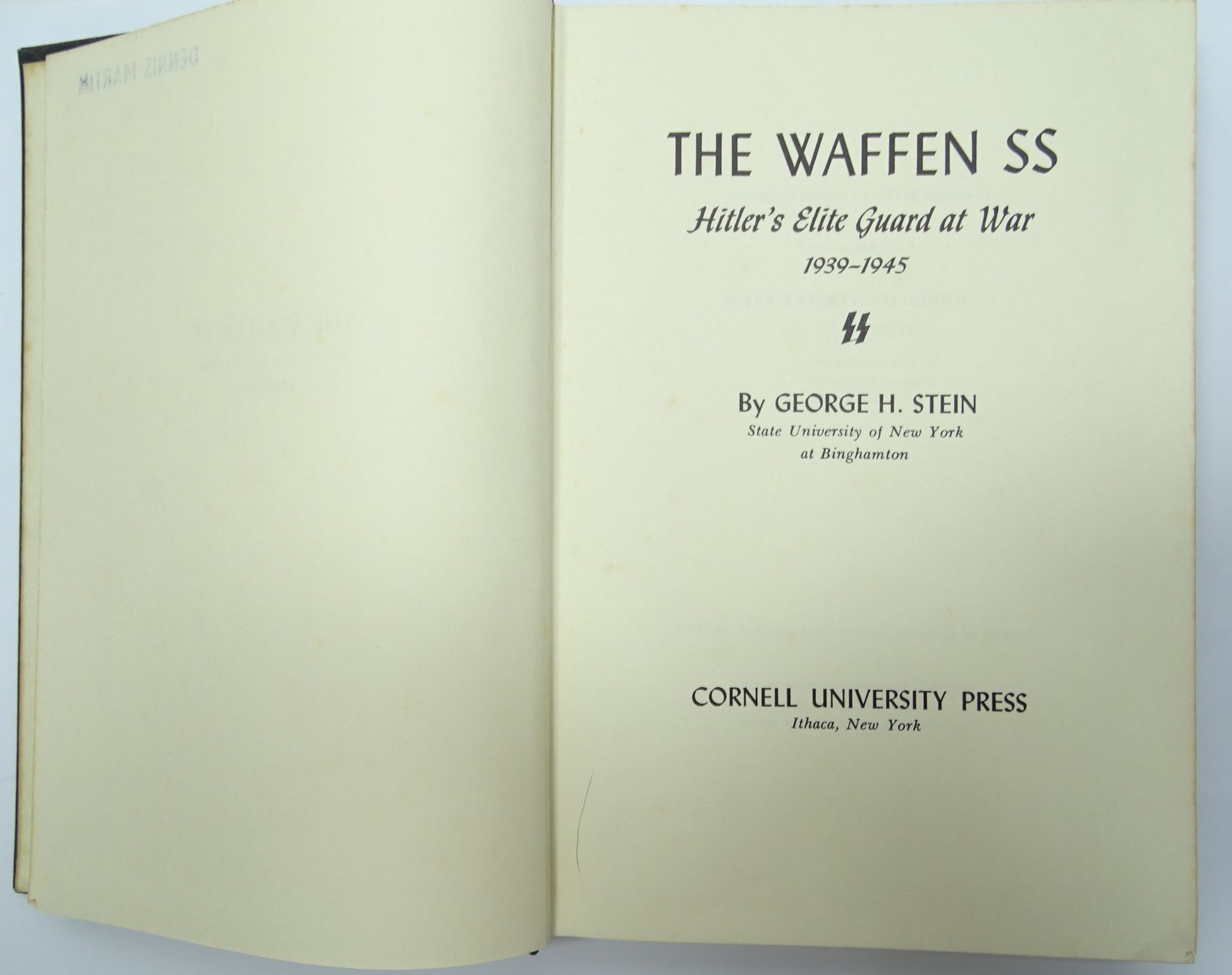 George H. Stein, The Waffen SS. Hitler´s Elite Guard at War, Cornell University Press, New York 196 - Bild 2 aus 6