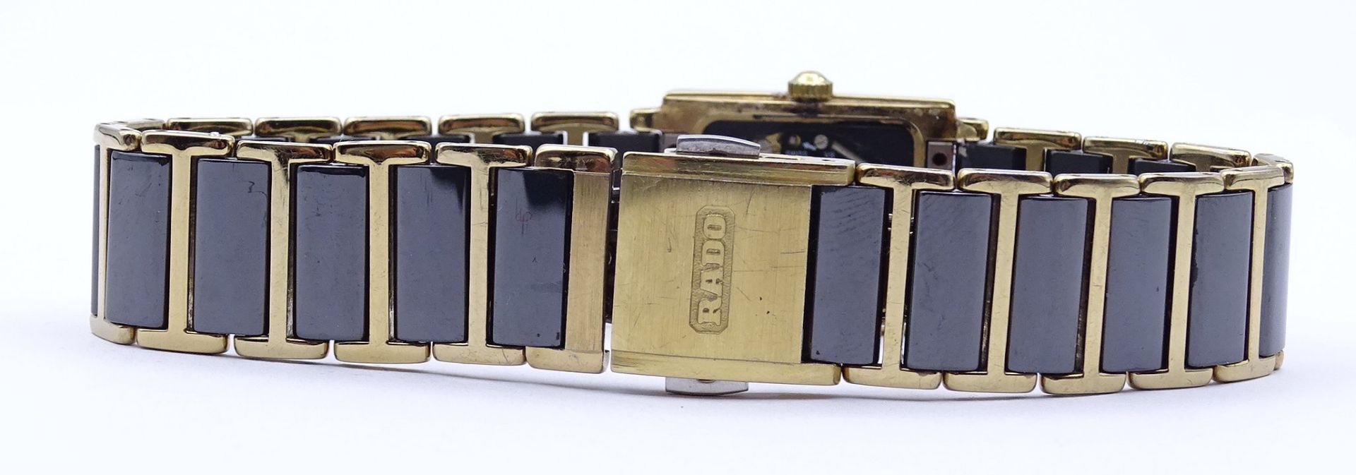 Damen Armbanduhr "Rado Diastar", Quartzwerk, Saphirglas, Keramikband,Gehäuse 18x22mm,Funktion nicht - Bild 4 aus 6