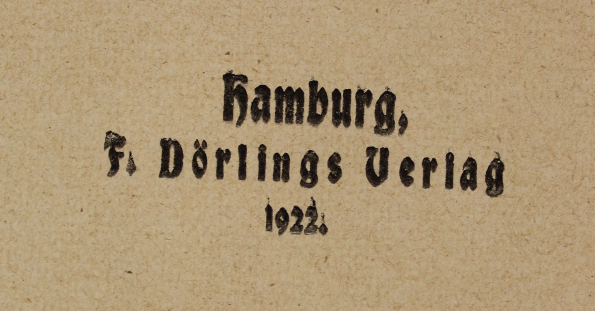 Th. Piening, De Reis na'n Hamborger Dom, Hamburg 1922 - Bild 3 aus 5