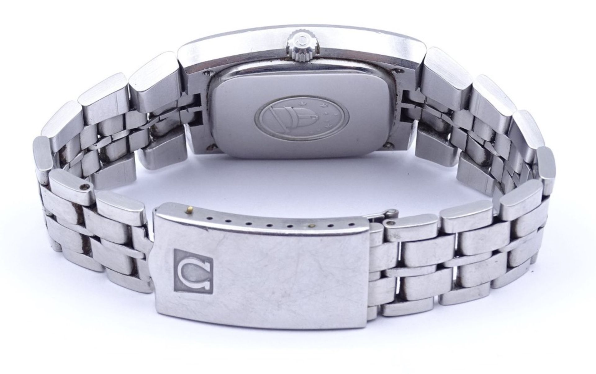 Herren Armbanduhr "Omega" Constellation, Automatikwerk,Werk läuft ,Gehäuse 33x39mm,Edelstahl - Image 3 of 4