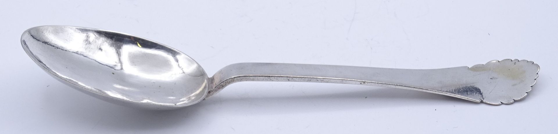 Antiker Silber Löffel, datiert 1708, L- 18,5cm, 44,4g.