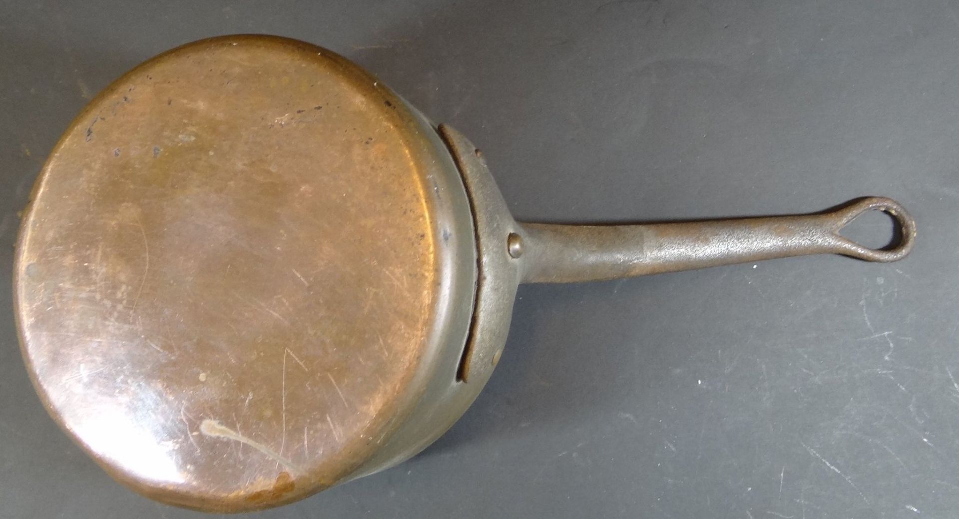 Kupfer Topf mit Eisenstiel, D-15 cm - Bild 4 aus 4