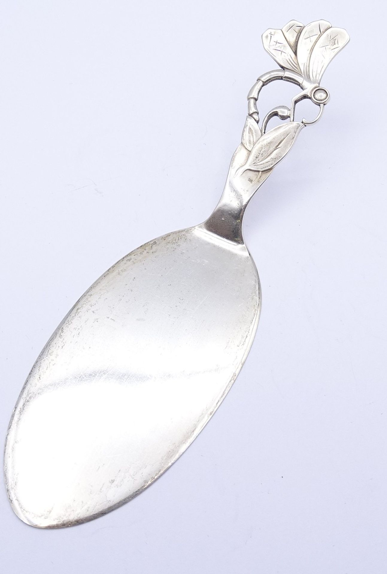 kl. Tortenheber mit figürlichen Griff,Silber, Copenhagen 1936, L- 15cm, 38g. - Bild 2 aus 7