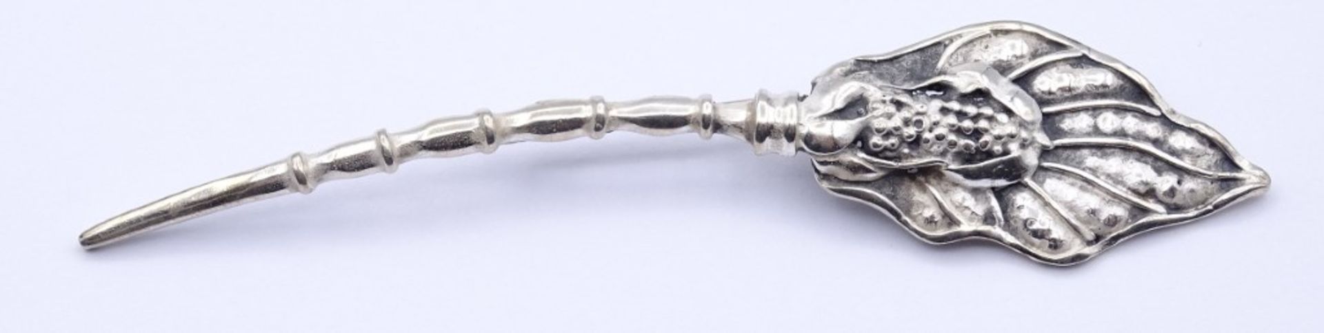 Silber Brosche , Sterling Silber 0.925, L- 9,5cm, 7,4g.