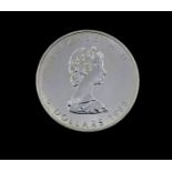 5 Dollars 1988 Canada, 1 OZ Silber 0.999